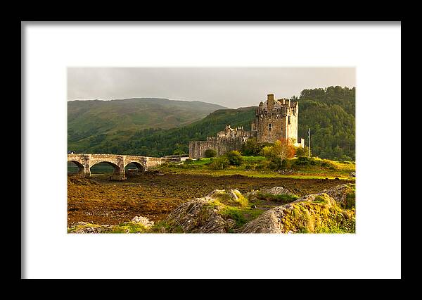 Eilean Donan Castle Framed Print featuring the photograph Eilean Donan castle Highlands Scotland by Michalakis Ppalis