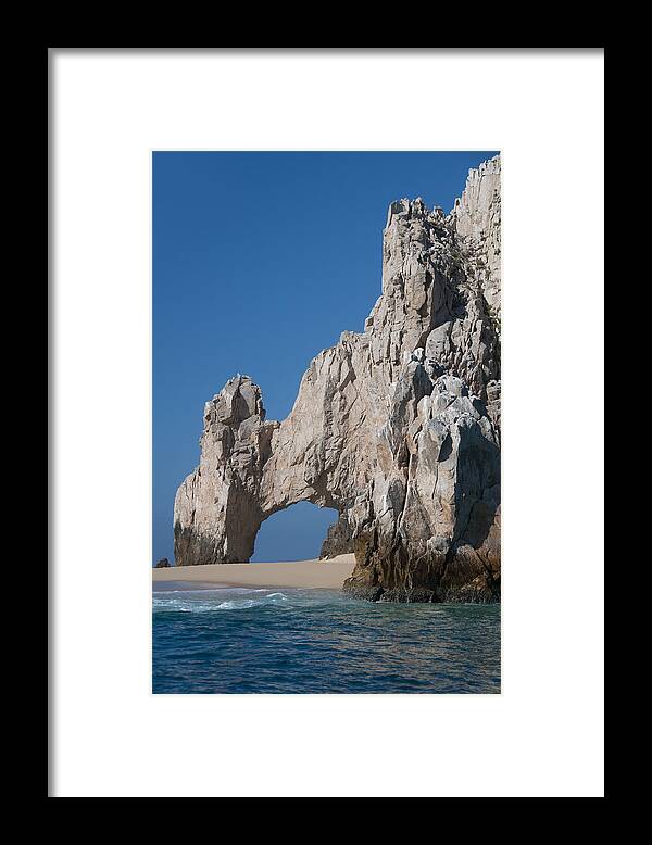 Rock Arch Framed Print featuring the photograph El Arco by Christian Heeb