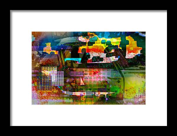 Abstract Framed Print featuring the photograph El Camino Restoration by Gwyn Newcombe