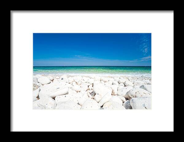 Atlantic Framed Print featuring the photograph Elba - Capo Bianco by Luciano Mortula