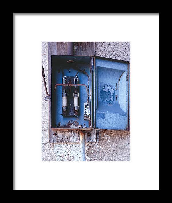 United States Framed Print featuring the photograph Electrical Box by Richard Gehlbach