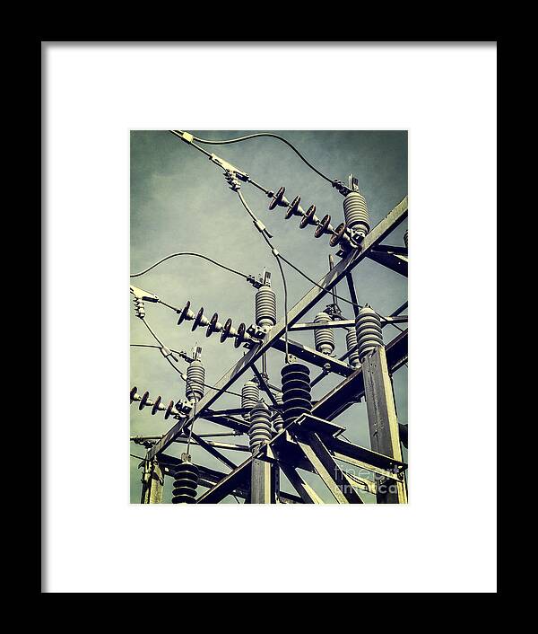 Electric Framed Print featuring the photograph Electricity by Edward Fielding