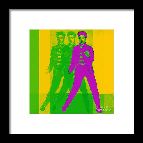 Wingsdomain Framed Print featuring the photograph Elvis Three 20130215 by Wingsdomain Art and Photography