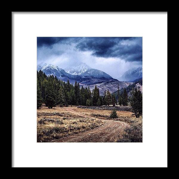 Mountains Framed Print featuring the photograph Embrace That Which Defines You. #idaho by Cody Haskell