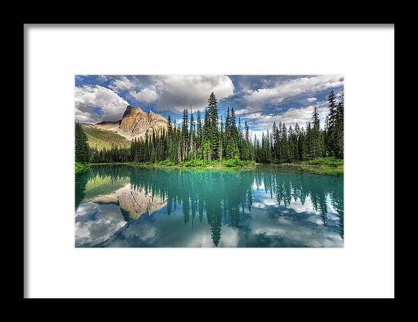 Emerald Valley Framed Print featuring the photograph Emerald ... by Zoran Dujic Lighthunter