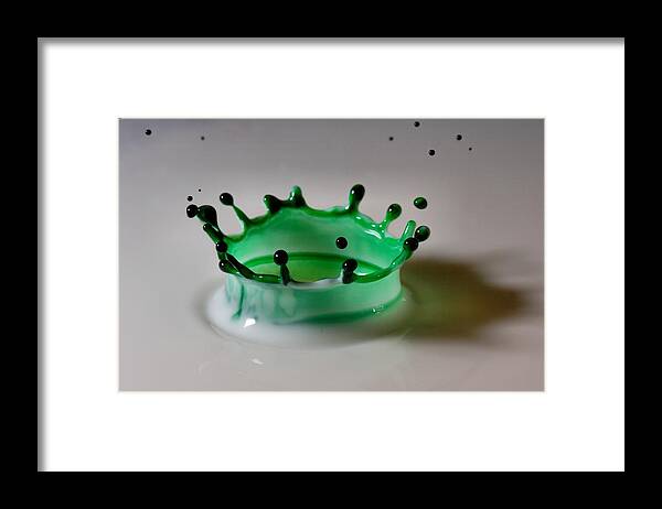 Got Milk Framed Print featuring the photograph Emerald Crown by Mike Farslow