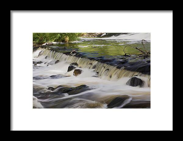 Waterfalls Framed Print featuring the photograph Emerald Falls by Dan Hefle