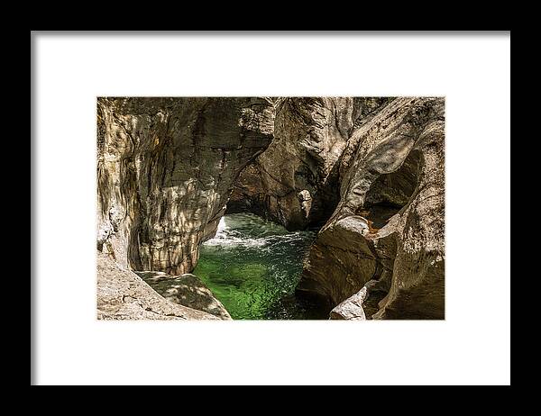 Gorge Framed Print featuring the photograph Emerald Gorge by Paul Johnson