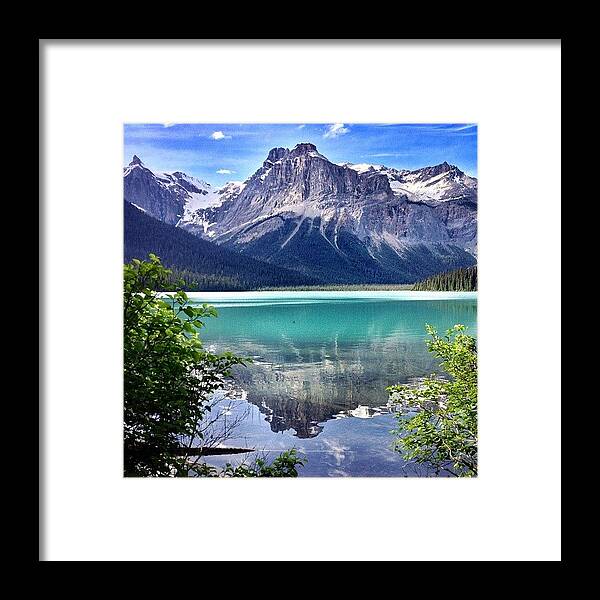 Canada Framed Print featuring the photograph #emeraldlake #yohonationalpark by Cody Haskell