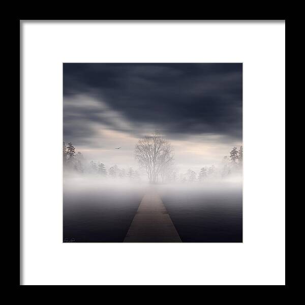 Gloomy Sky Framed Print featuring the photograph Emergence by Lourry Legarde