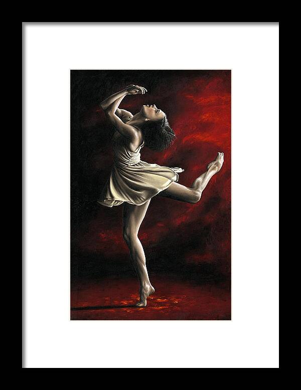 Dance Framed Print featuring the painting Emotional Awakening by Richard Young