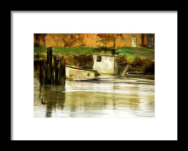 Boat Framed Print featuring the photograph Employee Parking by Dale Stillman