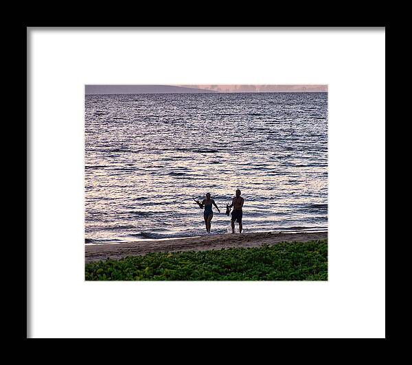 Hawaii Framed Print featuring the photograph End of a Perfect Day by Ron Roberts