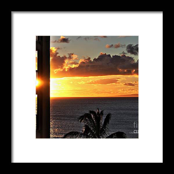Sunset Framed Print featuring the photograph End of Day by Audreen Gieger