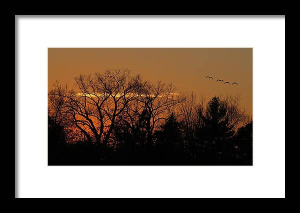 Sunset Framed Print featuring the photograph End of the Day by Patti Deters