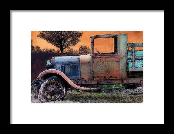 Trucks Framed Print featuring the photograph End Of The Day by William Griffin