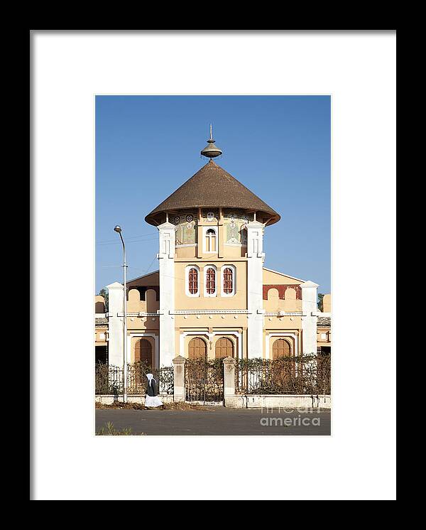 Enda Mariam Framed Print featuring the photograph enda Mariam cathedral in asmara eritrea by JM Travel Photography