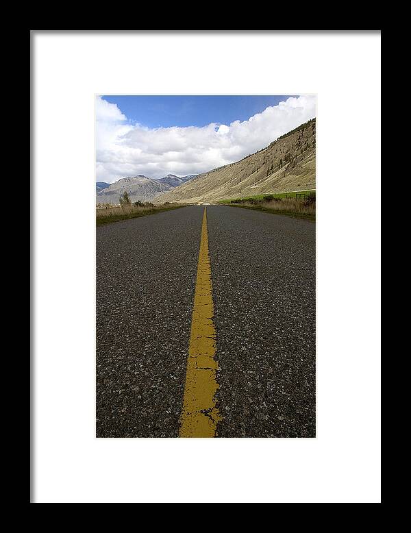 Road Framed Print featuring the photograph Endless Possibilities by Laura Tucker