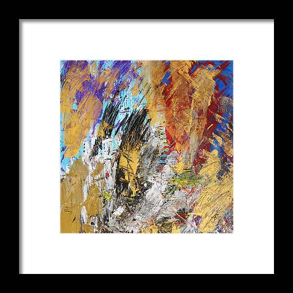 Backdrop Framed Print featuring the painting Endless Possibilities by Kume Bryant