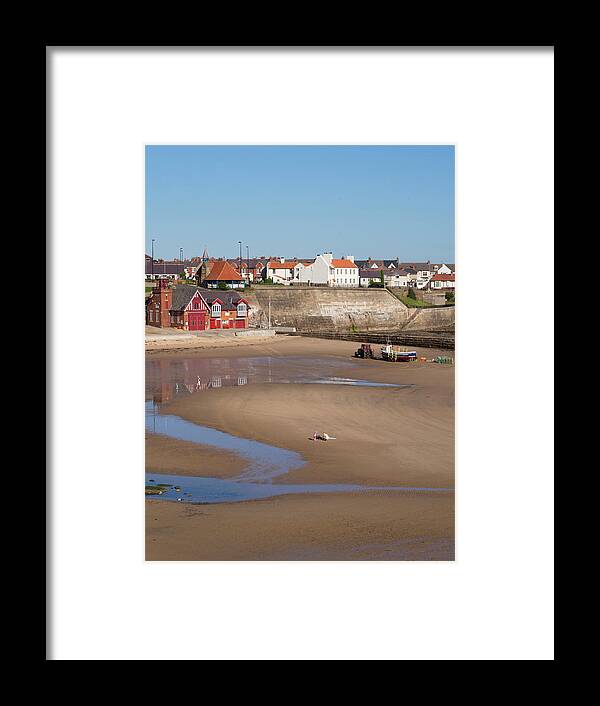 England Framed Print featuring the photograph England, Tyne And Wear, Cullercoats by Jason Friend Photography Ltd