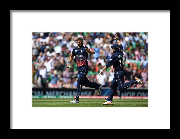 People Framed Print featuring the photograph England v Bangladesh - ICC Champions Trophy by Gareth Copley