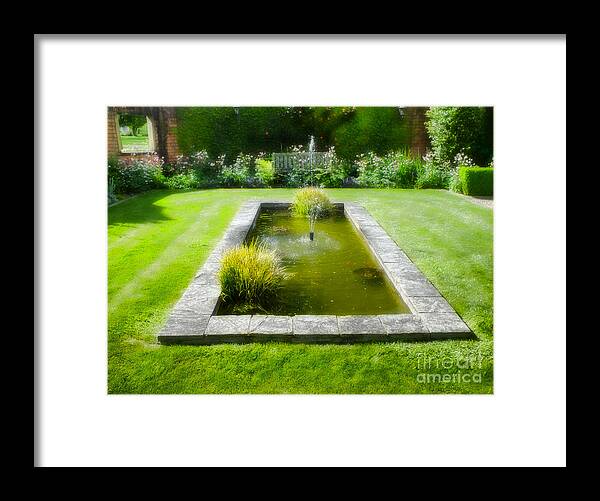 Garden Framed Print featuring the photograph English Garden by Karen Lewis