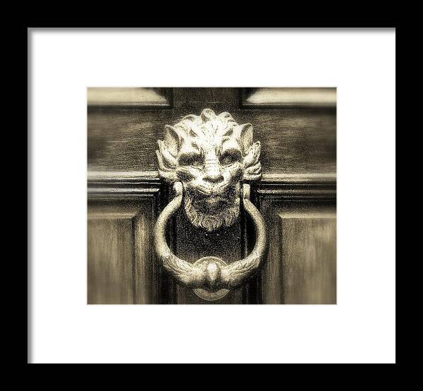 Door Framed Print featuring the photograph Enter by Bruce Carpenter