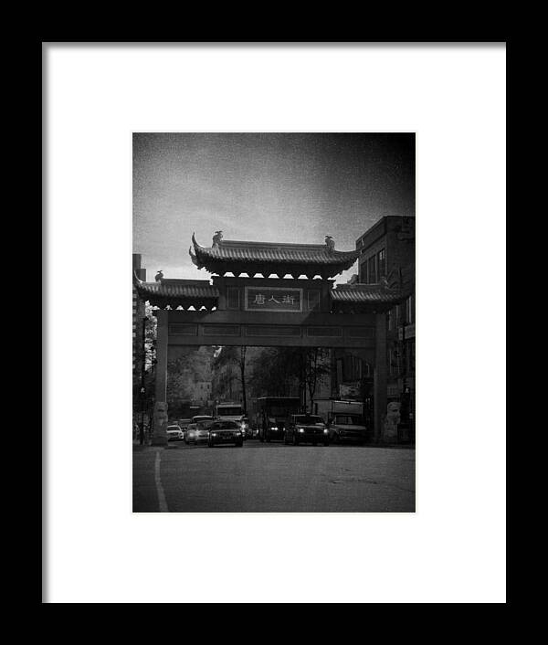 Chinatown Framed Print featuring the photograph Entrance by Zinvolle Art