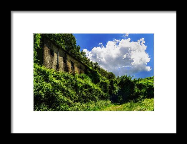 Enrico Pelos Framed Print featuring the photograph ENVELOPING VEGETATION ON ABANDONED HOUSES - VEGETAZIONE AVVILUPPANTE SULLE CASE ABBANDONATE Val Noci by Enrico Pelos