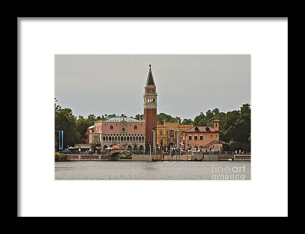 Epcot Framed Print featuring the photograph Epcot Italy Pavilion by Carol Bradley