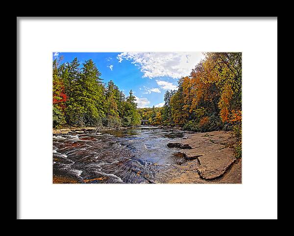 Swallow Falls State Park Framed Print featuring the photograph Ephemeral Moments On Youghiogheny River by SCB Captures