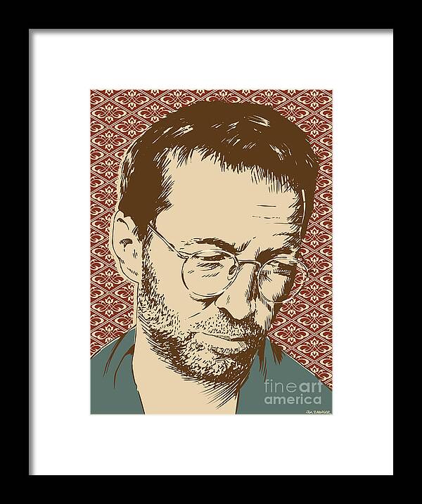Blues Framed Print featuring the digital art Eric Clapton by Jim Zahniser