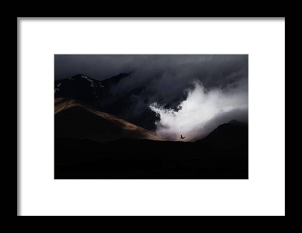 Mountain Framed Print featuring the photograph Escape by Artfiction (andre Gehrmann)