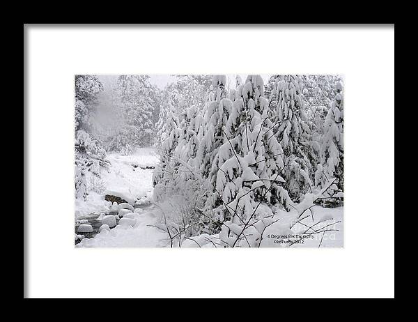 Estes Park Framed Print featuring the photograph Estes Park After the Blizzard by Kate Purdy