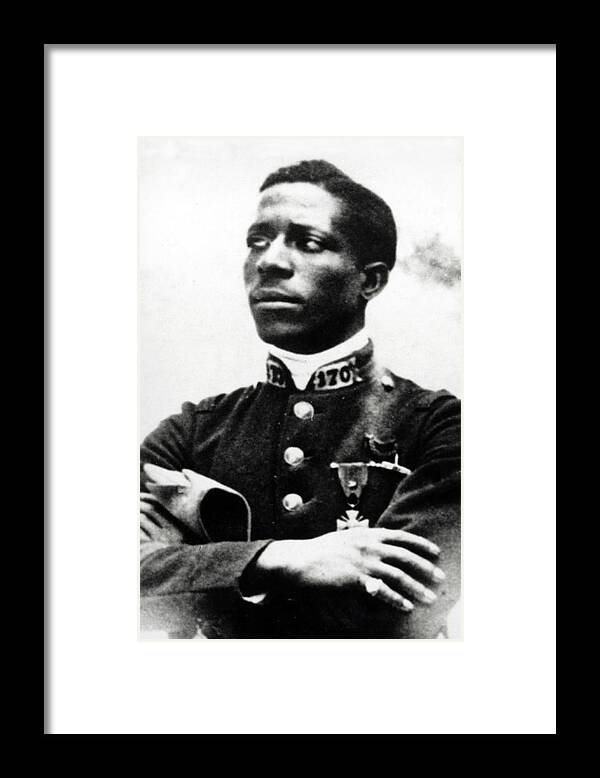 Aviation Framed Print featuring the photograph Eugene Bullard, Wwi American Pilot by Science Source