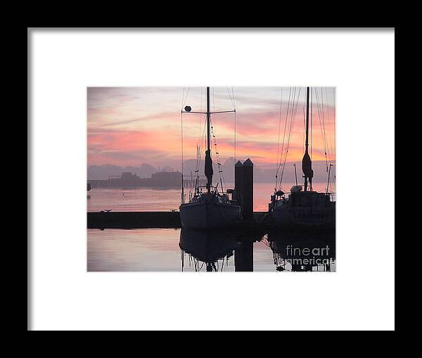 Sailboats Framed Print featuring the photograph Eureka by Laura Wong-Rose