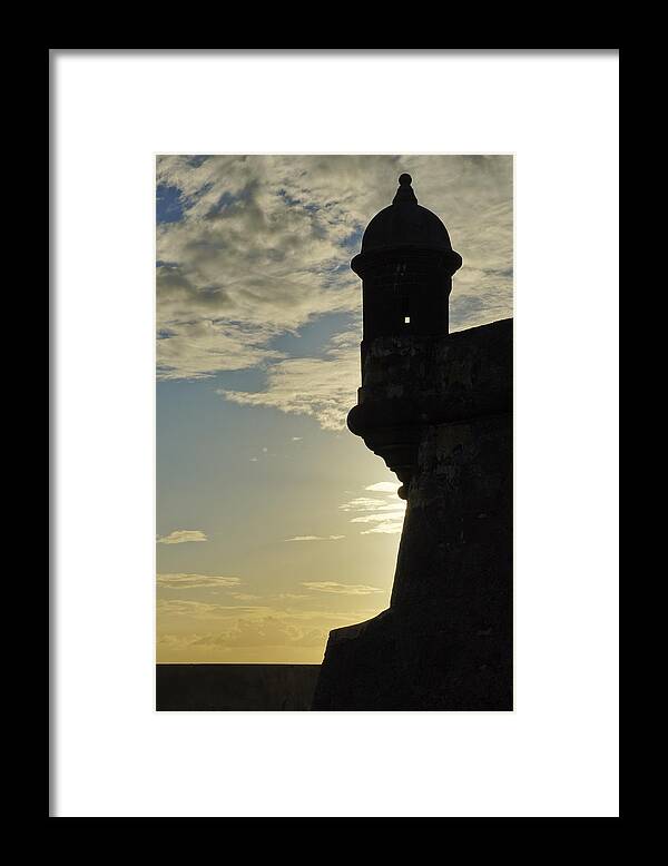 Castle Framed Print featuring the photograph Evening at El Morro by Brian Kamprath