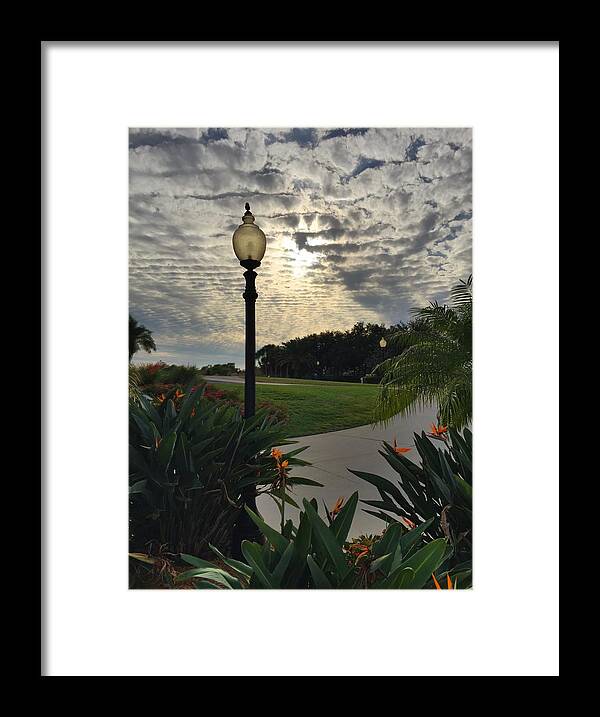 Venice Framed Print featuring the photograph Evening in Venice FL by Pat Moore
