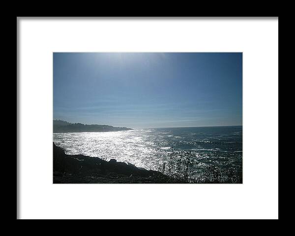 Landscape Framed Print featuring the photograph Evening Light by Marian Jenkins