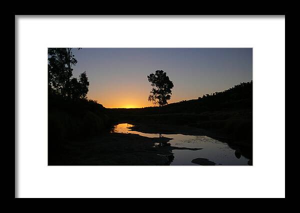 Australia Framed Print featuring the photograph Evening Wonderland by Evelyn Tambour