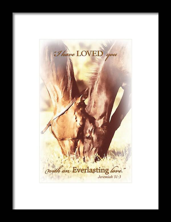 Bible Framed Print featuring the photograph Everlasting Love by Lincoln Rogers