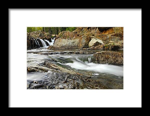 Nature Framed Print featuring the photograph Everything Flows by Donna Blackhall