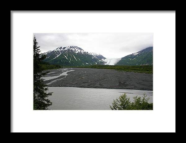 Seward Framed Print featuring the photograph Exit Glacier by Betty-Anne McDonald
