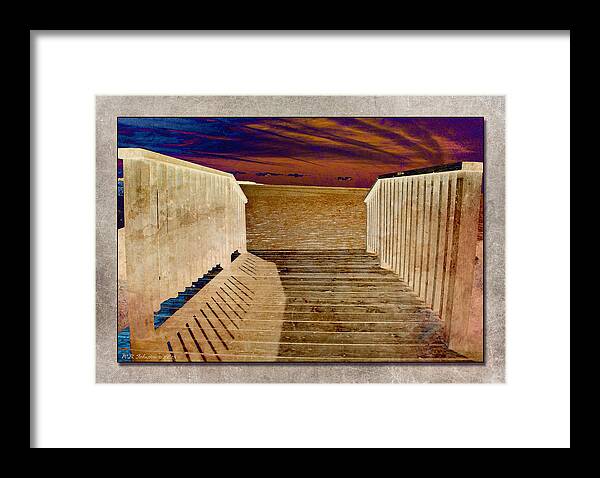 Exit Framed Print featuring the photograph Exit by WB Johnston