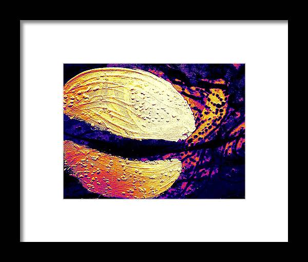 Exo8350eggthermo Framed Print featuring the painting Exo 8350 by Cleaster Cotton