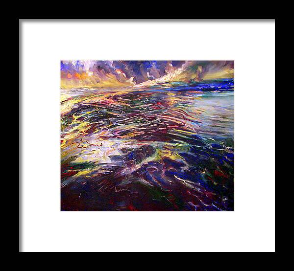  Framed Print featuring the painting Expanse by Patricia Trudeau