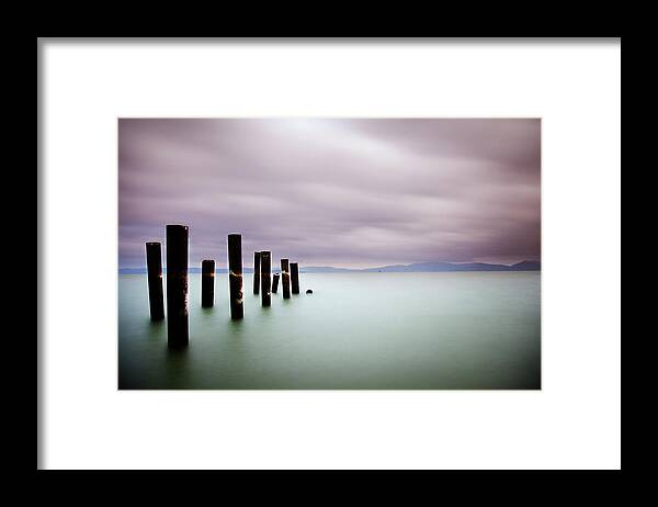 Scenics Framed Print featuring the photograph Explore Echoes Trasimeno Lake - by Jova Photo