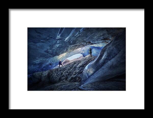 Canada Framed Print featuring the photograph Exploring The Blue by Clara Gamito