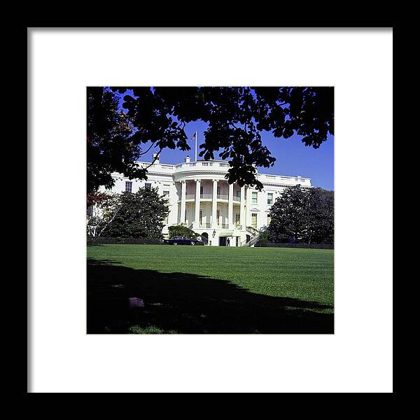 1960s Style Framed Print featuring the photograph Exterior Of The White House by Horst P. Horst