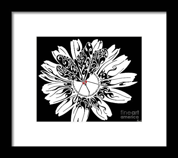 Doodle Framed Print featuring the painting Eye my Butterfly by Anushree Santhosh
